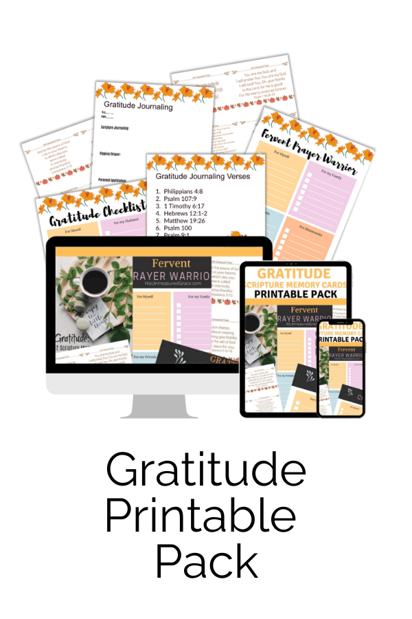 You will LOVE LOVE LOVE this awesome Gratitude Scripture Memory Card Printable Pack for your Quiet Time.  