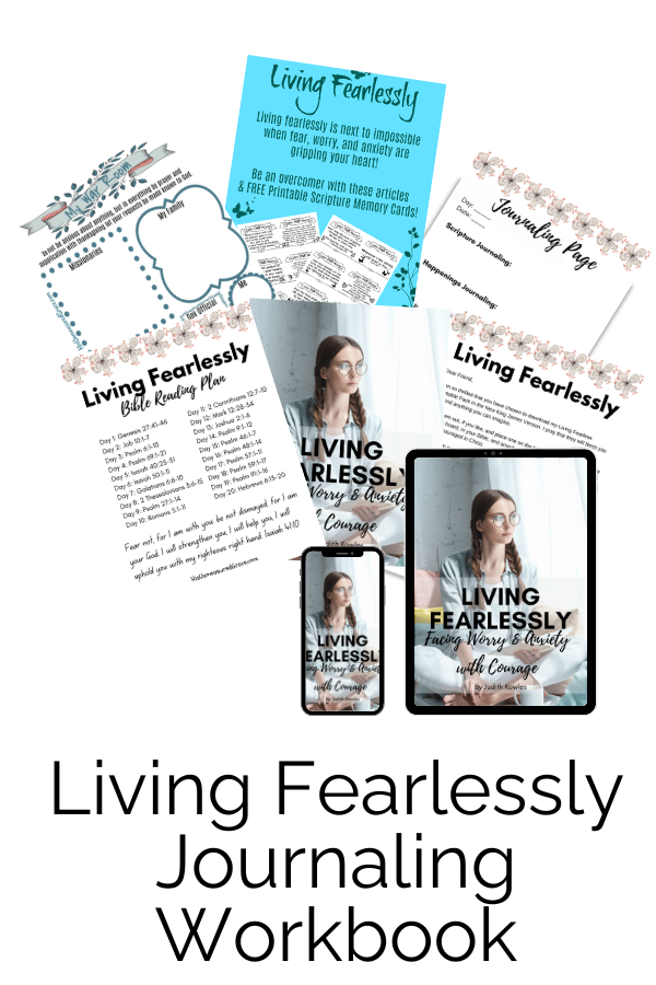 You will love the beautiful Living Fearlessly Journaling Workbook (42 Pages) because it will inspire you to draw closer to Jesus with its gorgeous worksheets, designed to record your spiritual journey, equipping you to live courageously during these trying times.