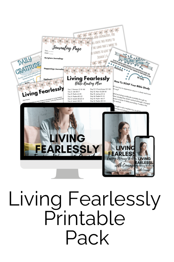 Do you ever feel worried, anxious, discouraged, and overwhelmed? Do you wish there was a way to release that worry that is pulsing through every vein in your body?  The Living Fearlessly Printable Pack will help you with that!