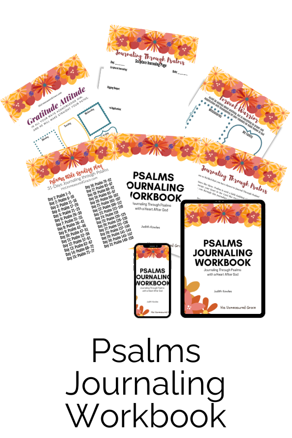 The Psalms Journaling Workbook is perfect for encouraging you to have a heart after God's own heart. If you want to delight in Jesus, you'll want to Journal Through Psalms.