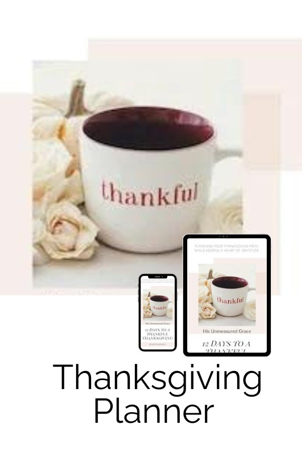 The Thankful Thanksgiving Planner is exactly what you need to plan your traditional family dinner. You'll get my favorite Thanksgiving dishes to make for your holiday dinner!