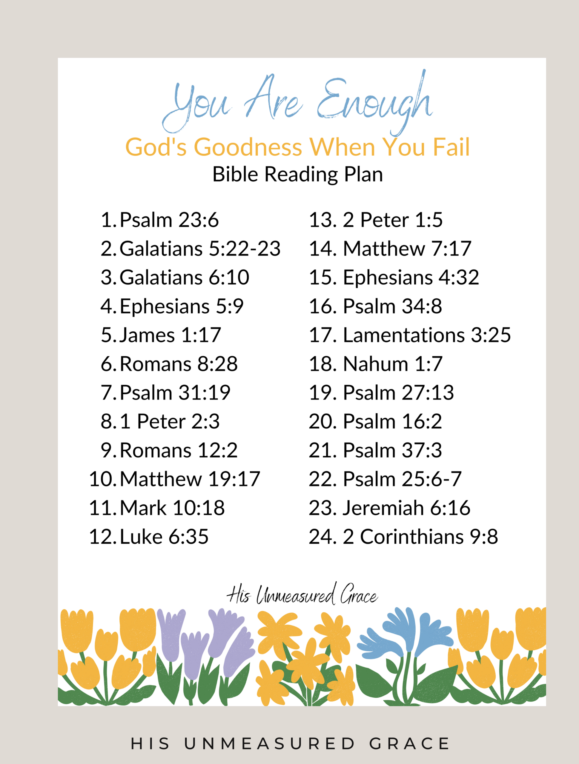 You Are Enough BRP