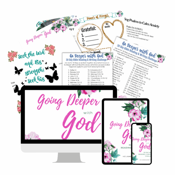 Going Deeper with God Printable Pack