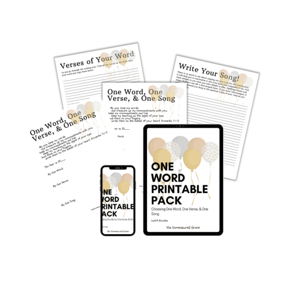 One Word Printable Pack