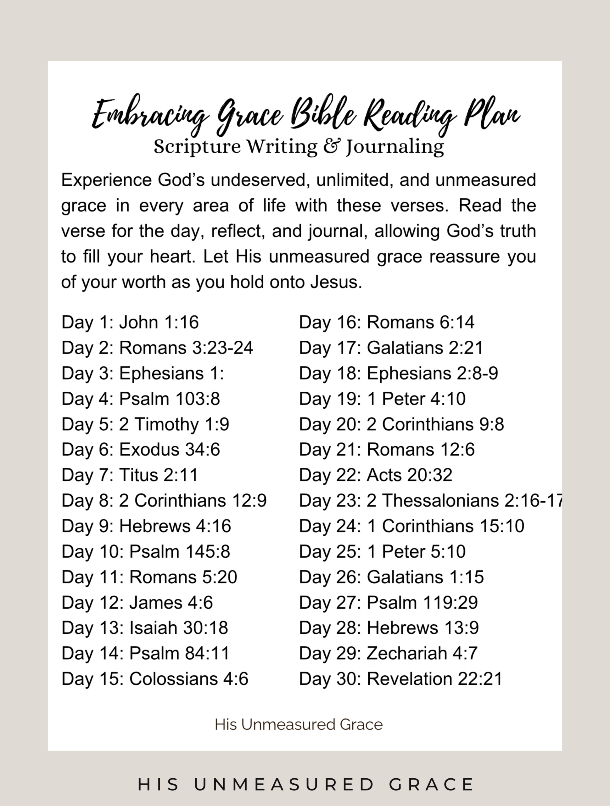 Embracing Grace BRP