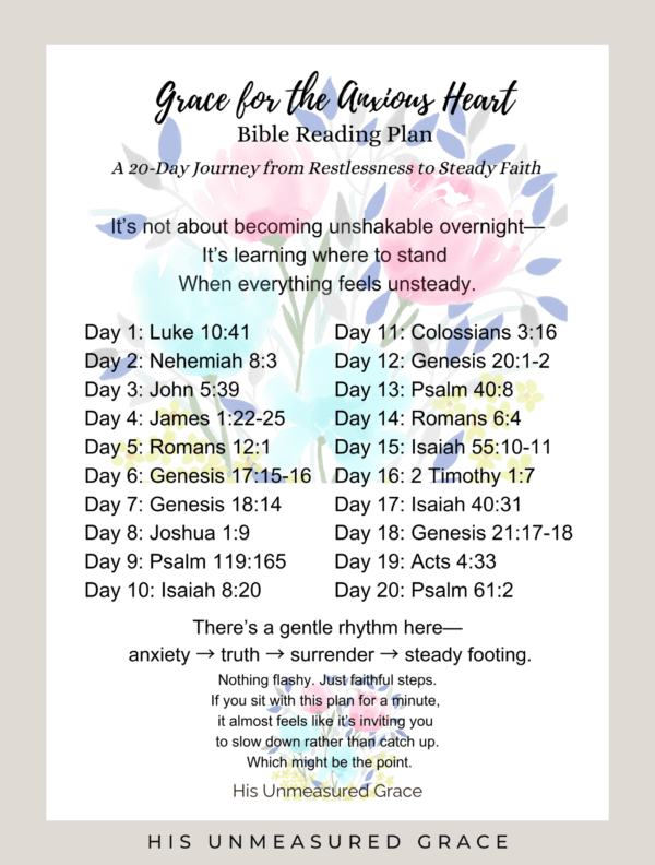 Grace for the Anxious Heart BRP