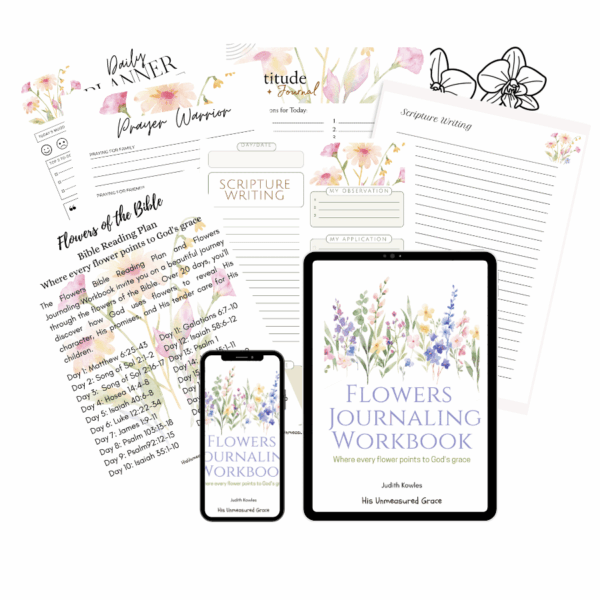 Flowers Journaling Workbook Graphic